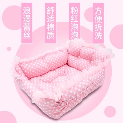 蝴蝶結靠背型狗窩